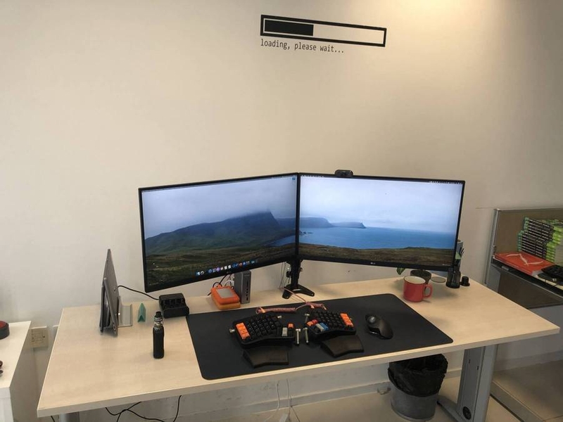 Keith Vassallo's work setup