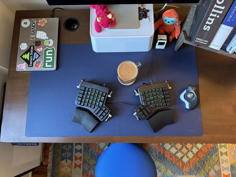 Tim Gorichanaz's setup from above