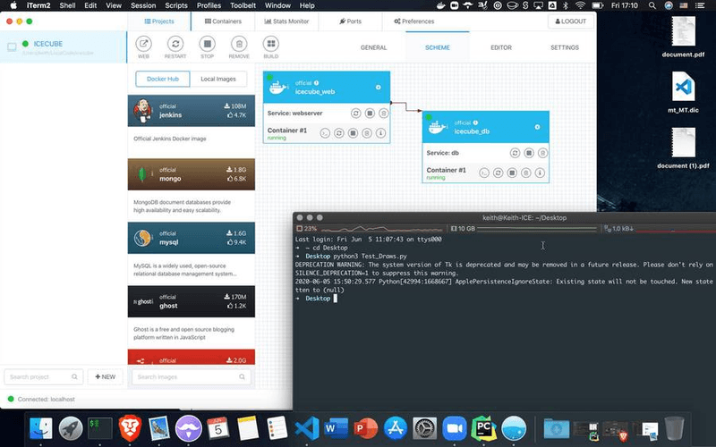 Keith Vassallo's iTerm2 screen