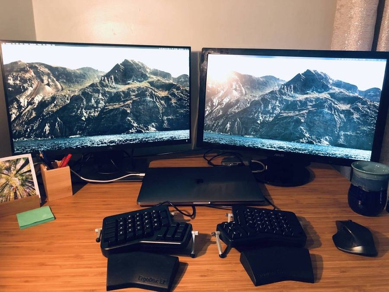 Amanda Bridge's setup