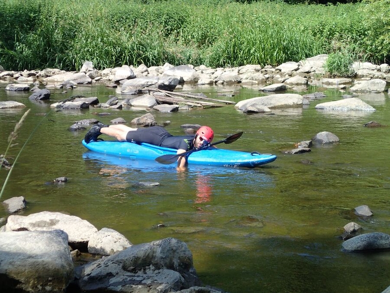 Jiří Toman kayaking