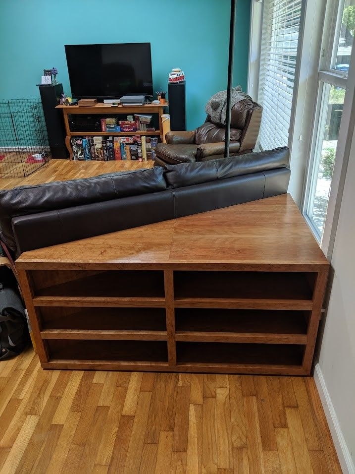 Chelsea Walker's custom-built shelf